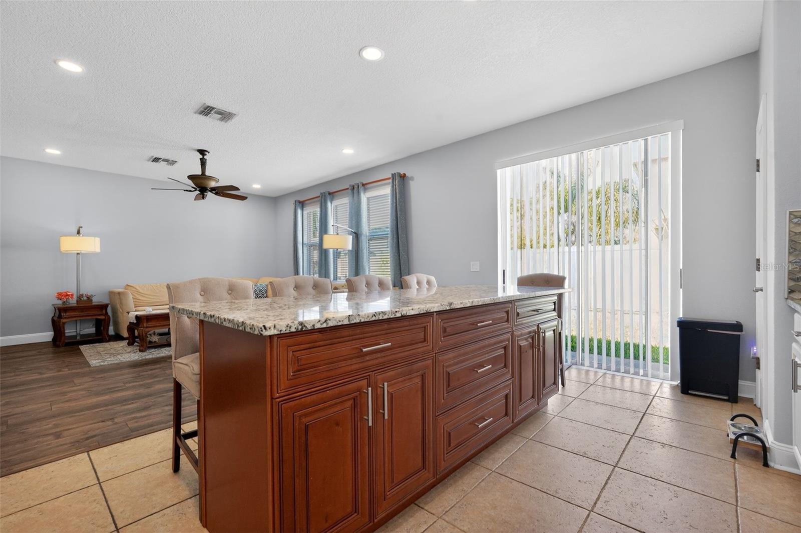 Large Kitchen Island with plenty of storage