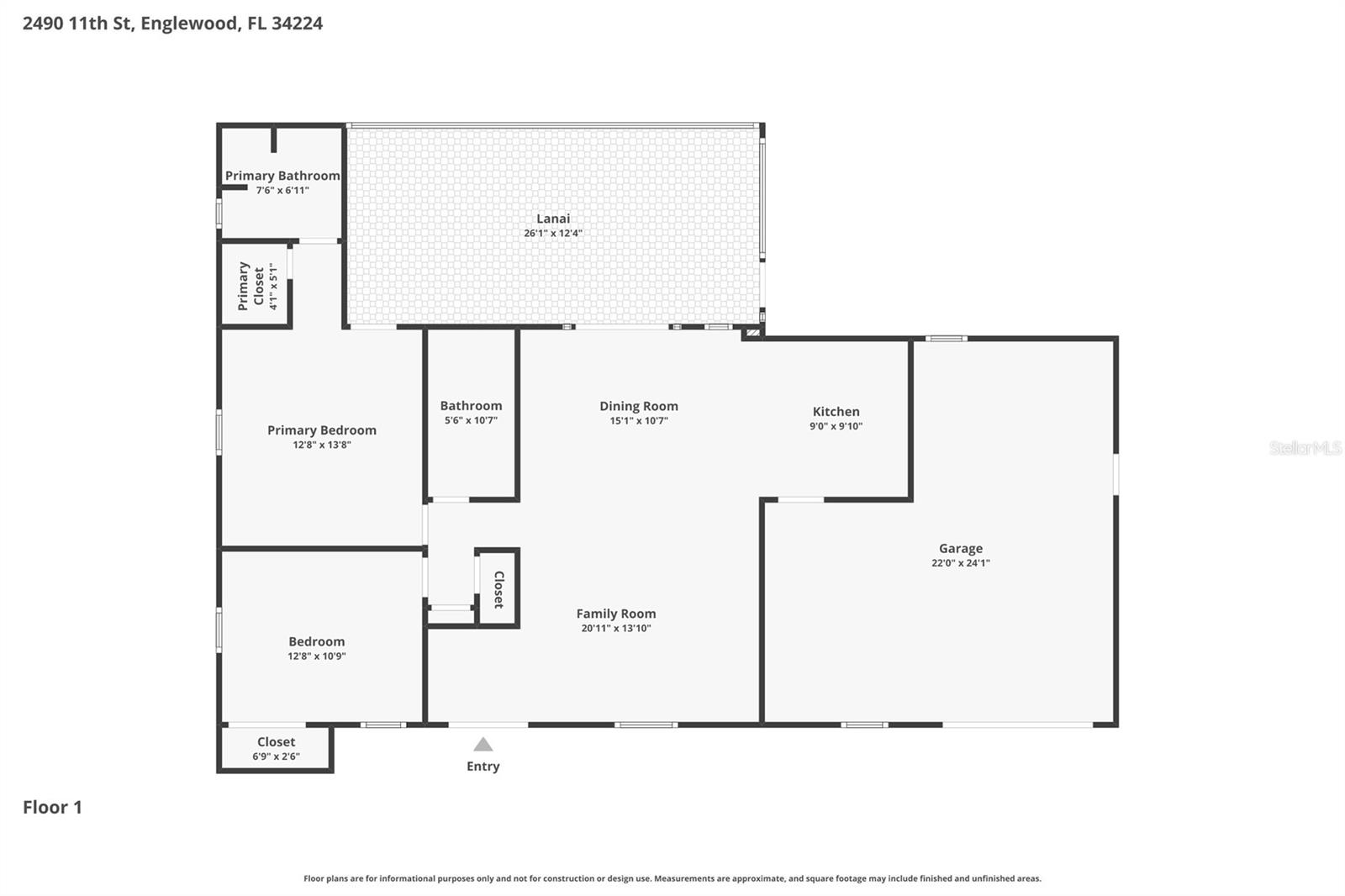 2490 11TH ST, ENGLEWOOD, FL, 34224