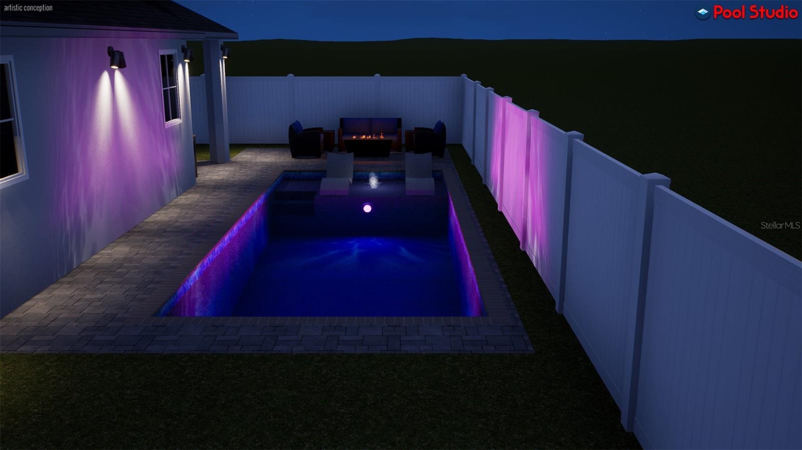 Pool renderings