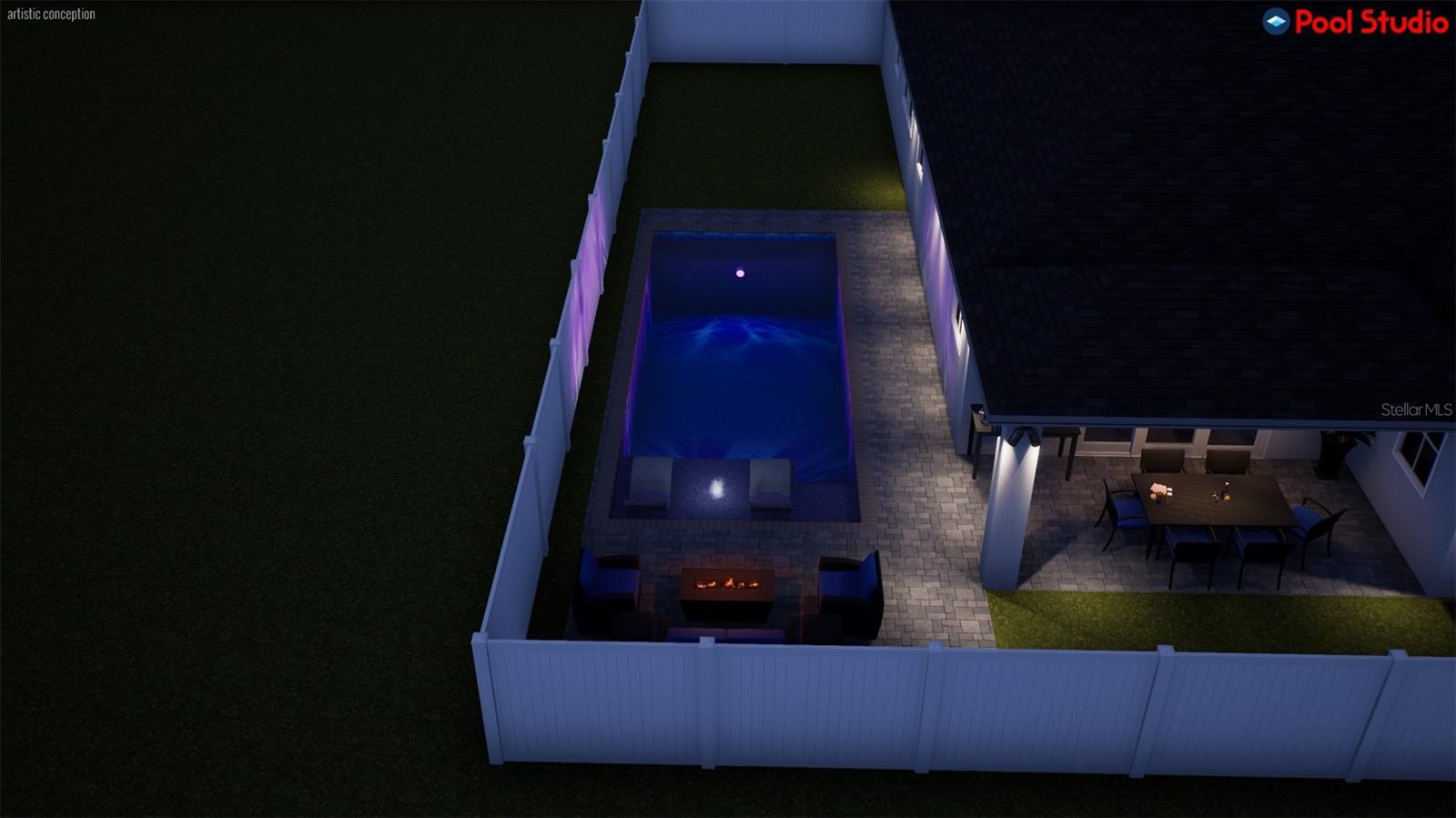Pool renderings