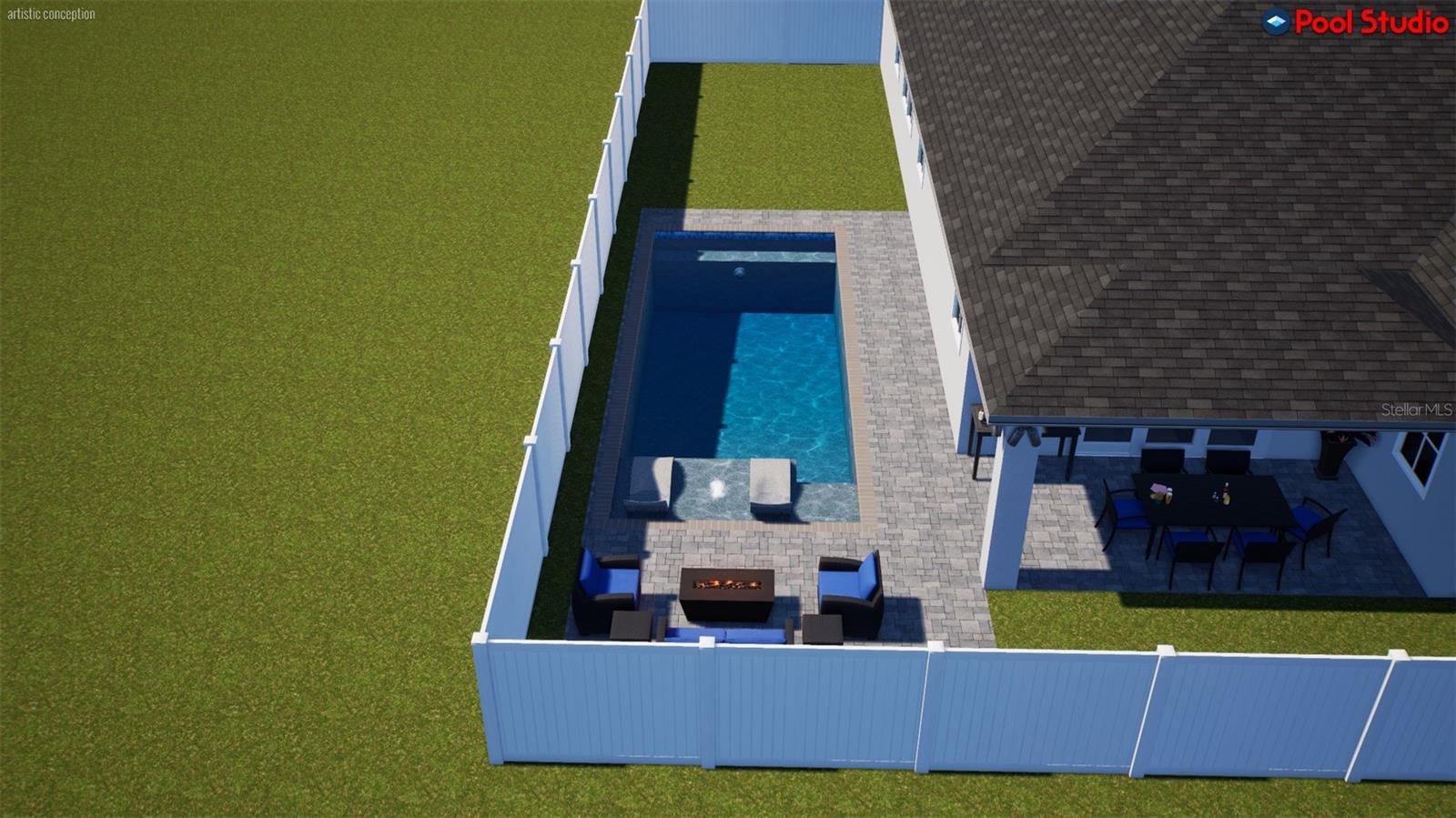 Pool renderings