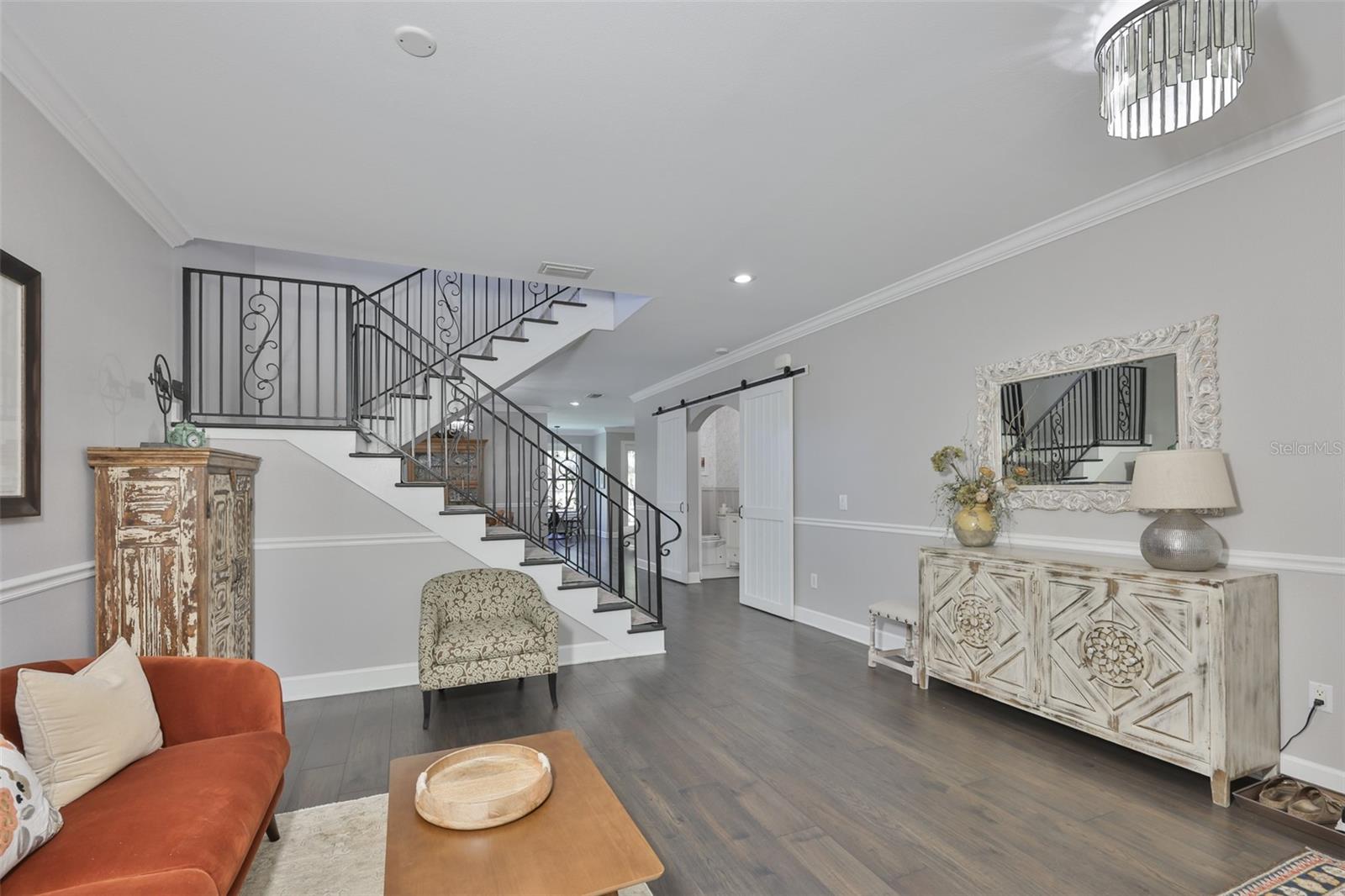 Living Room & Staircase