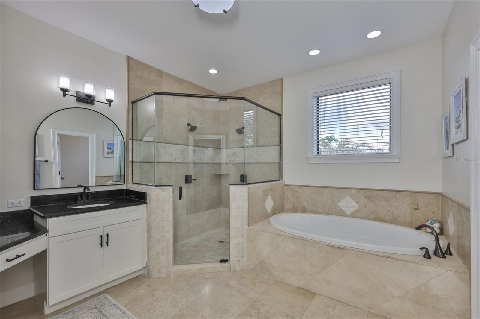 Primary Bath- Separate Garden Tub & Shower