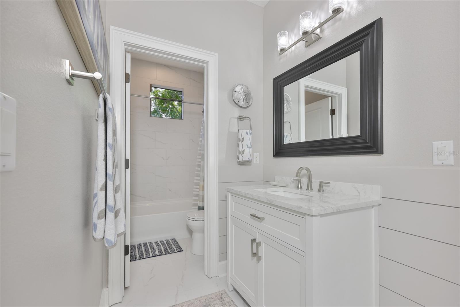 Updated Guest bath with Tub/Shower Combo