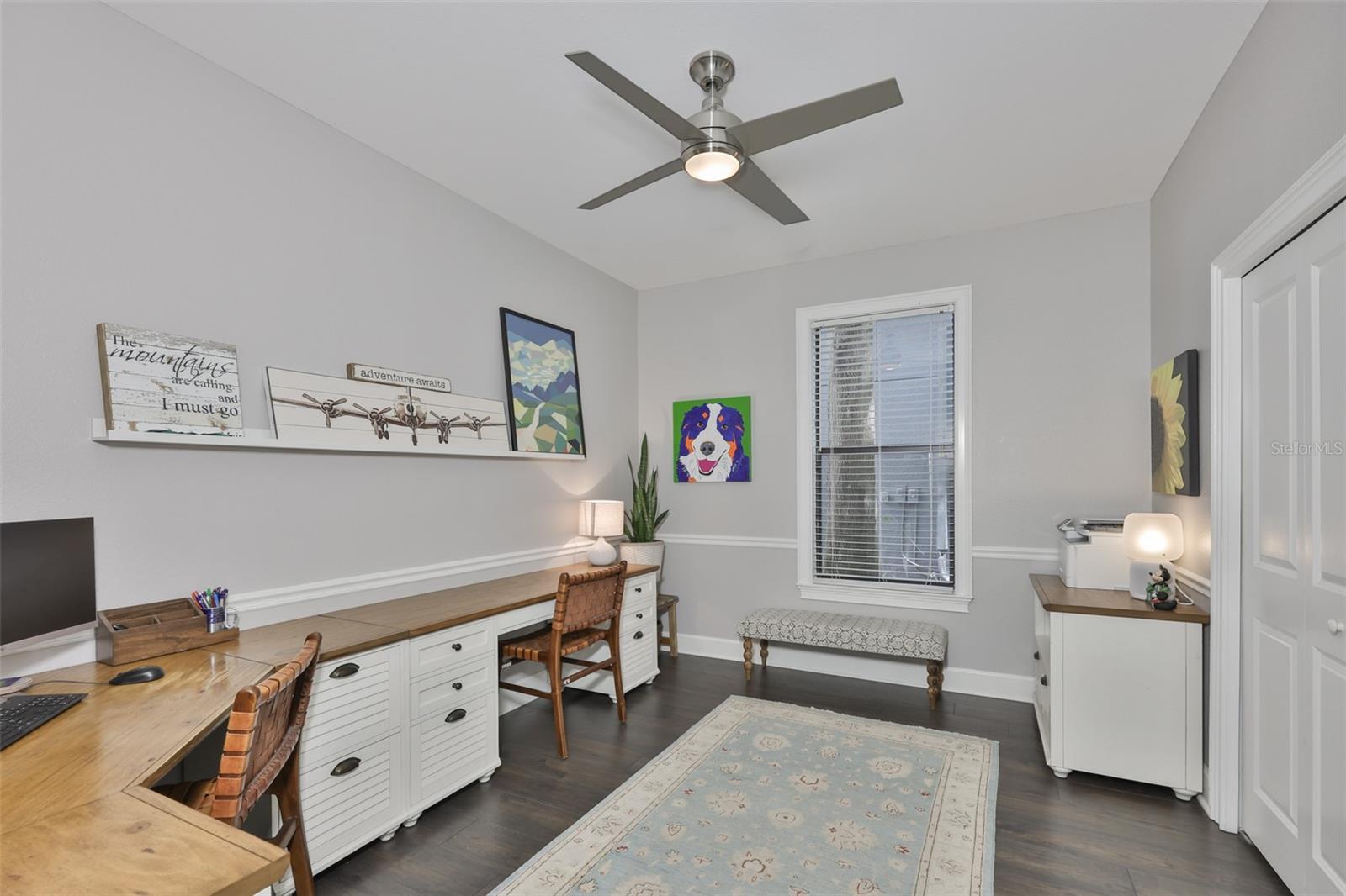 Office/Bedroom with Walk-In Closet