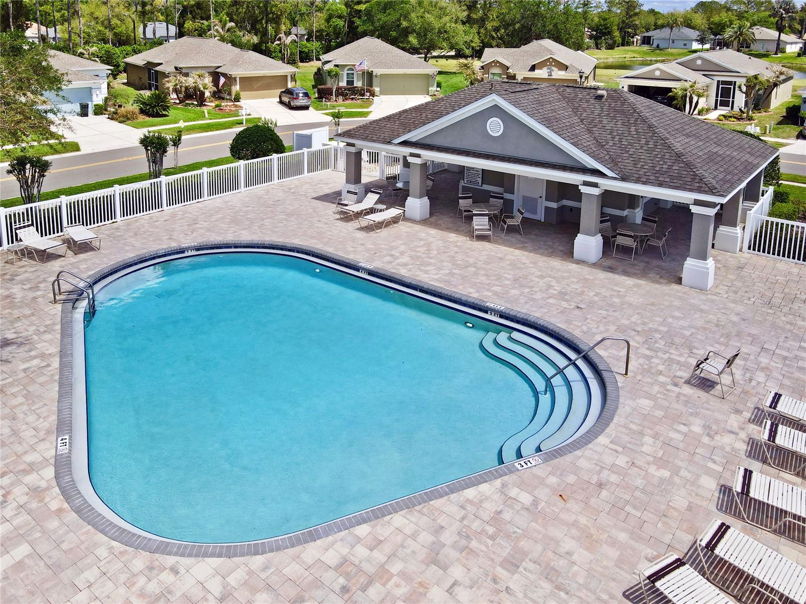 A short walk to the subdivision Pool