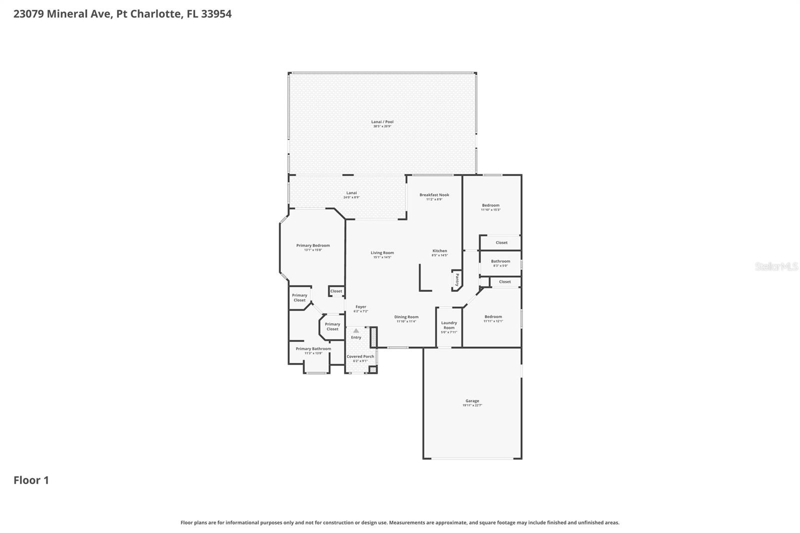 23079 MINERAL AVE, PORT CHARLOTTE, FL, 33954