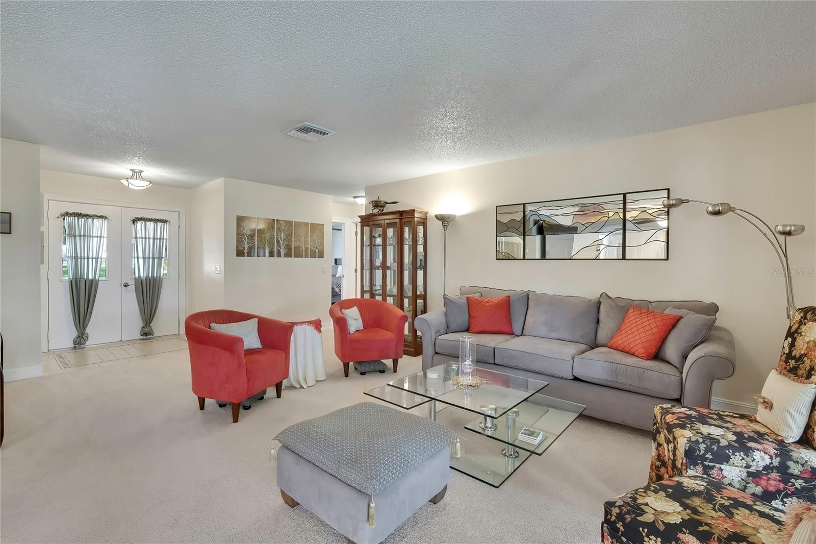 Entry Foyer / Living Room / Dining Room Combination