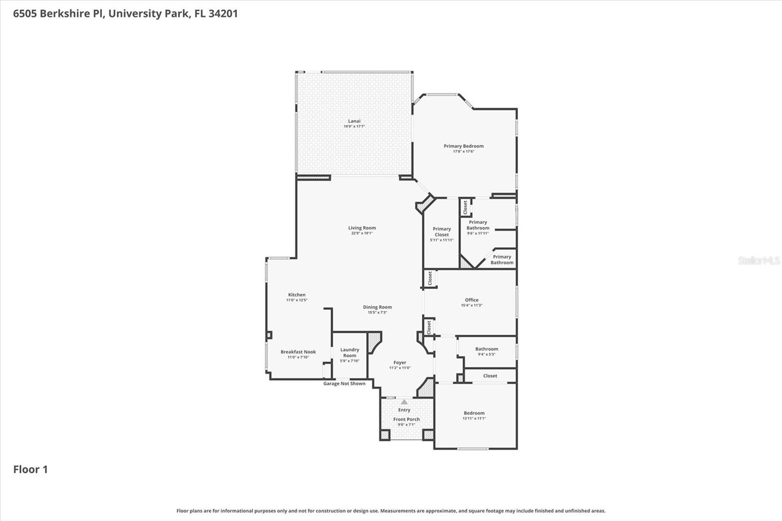 6505 BERKSHIRE PL, UNIVERSITY PARK, FL, 34201