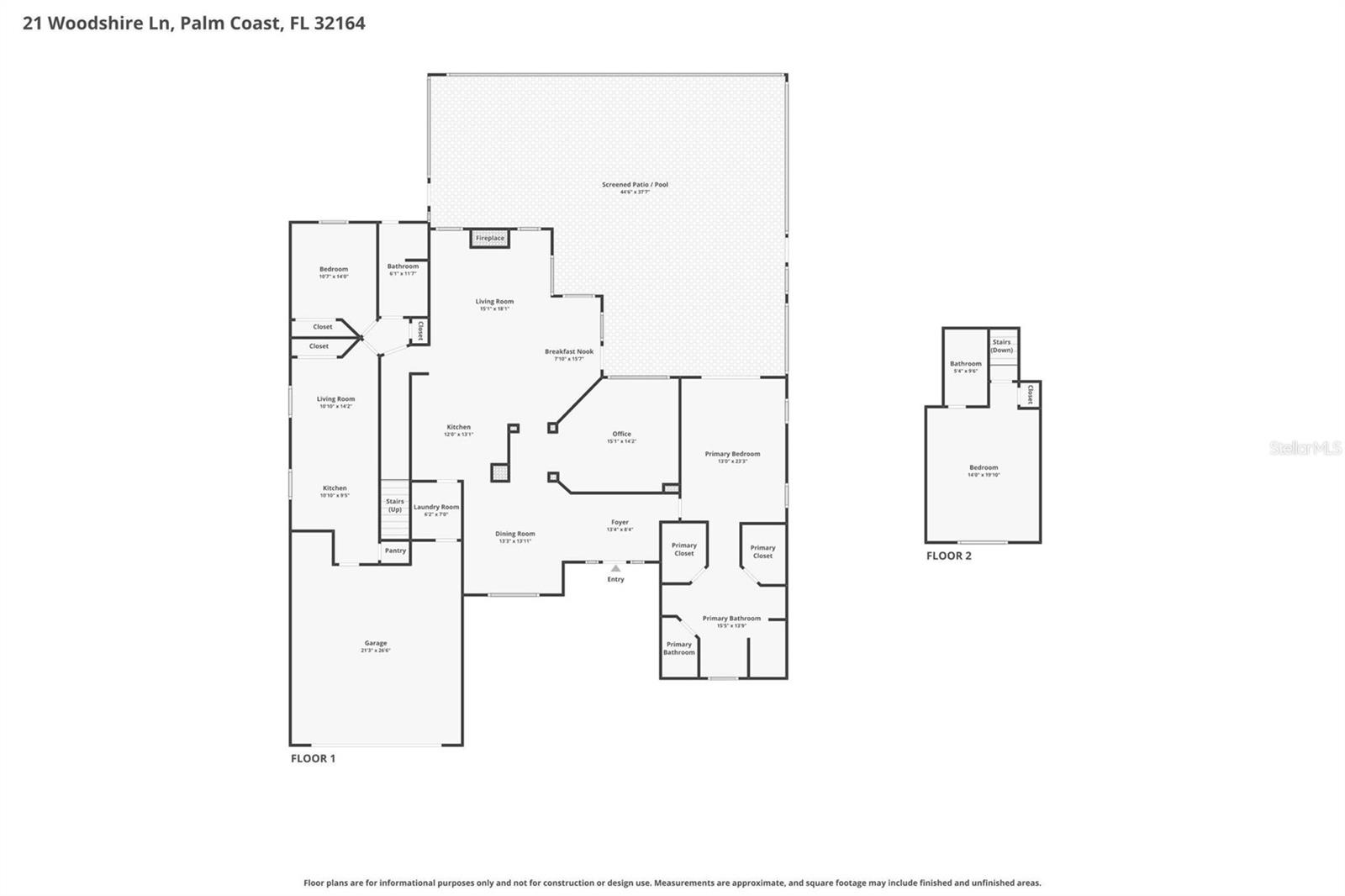 21 WOODSHIRE LN, PALM COAST, FL, 32164