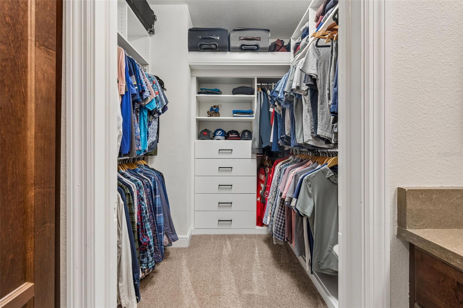Oversized Walk in Custom Closet