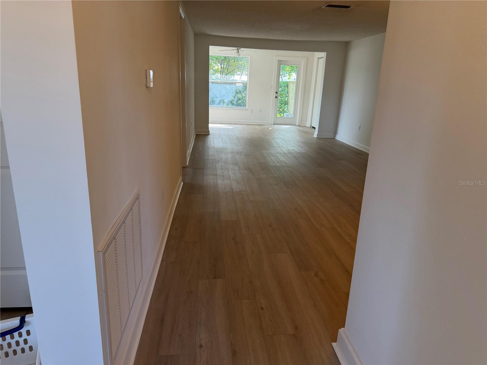 View from Doorway into the Unit