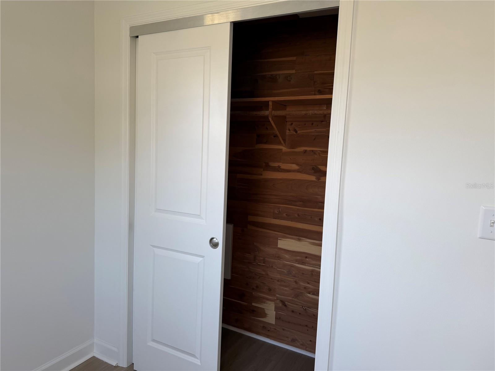 Walk In Cedar Closets