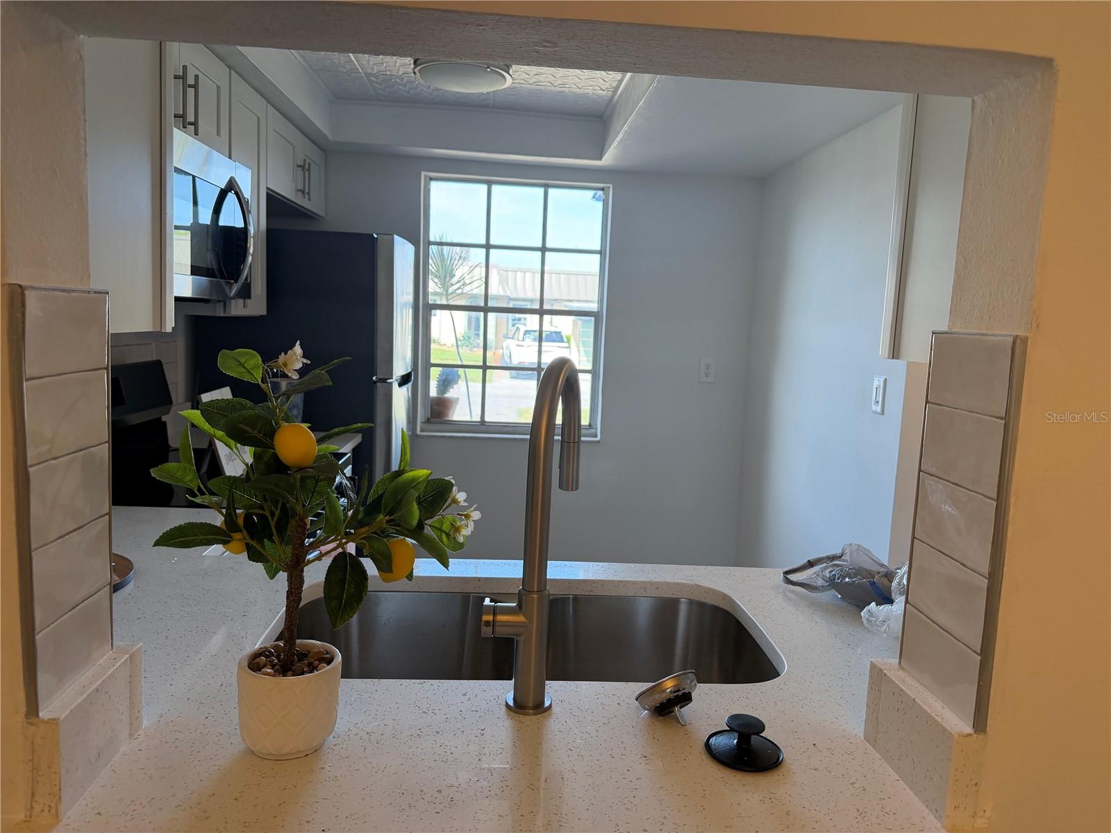 View from Dining Area into Kitchen