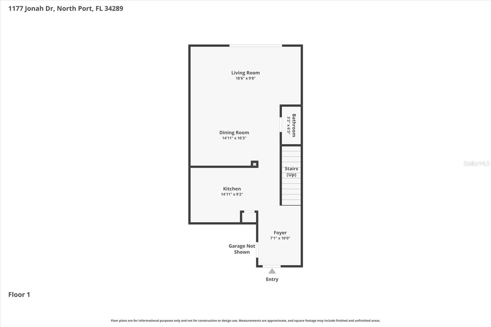 1177 JONAH DR, NORTH PORT, FL, 34289