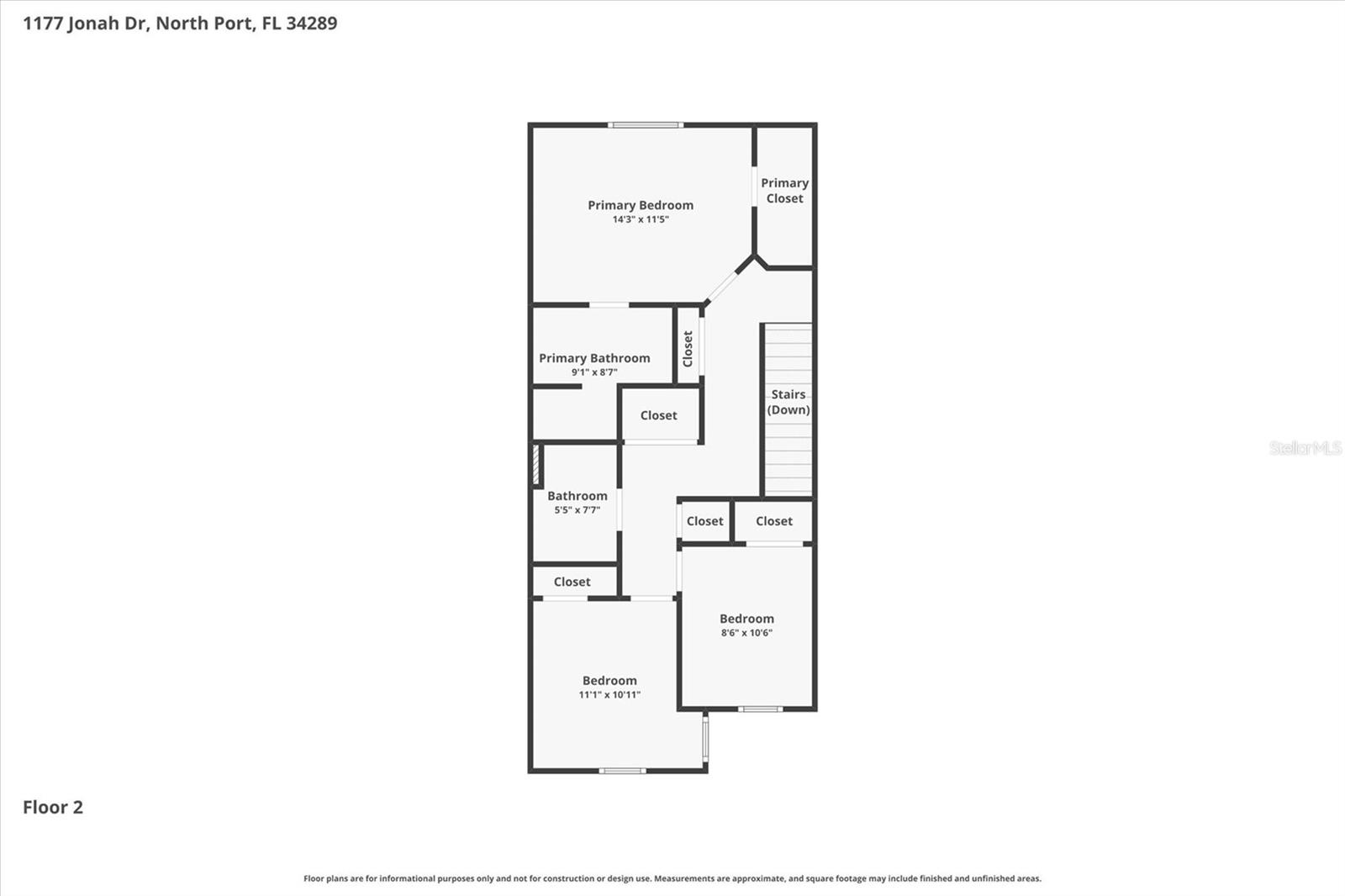 1177 JONAH DR, NORTH PORT, FL, 34289