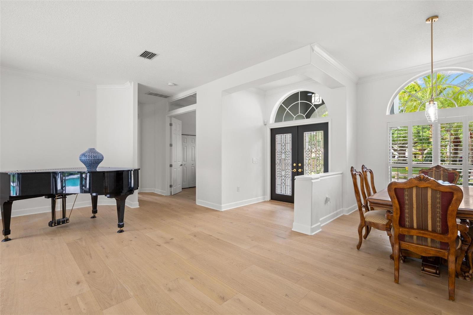 Formal living and dining room
