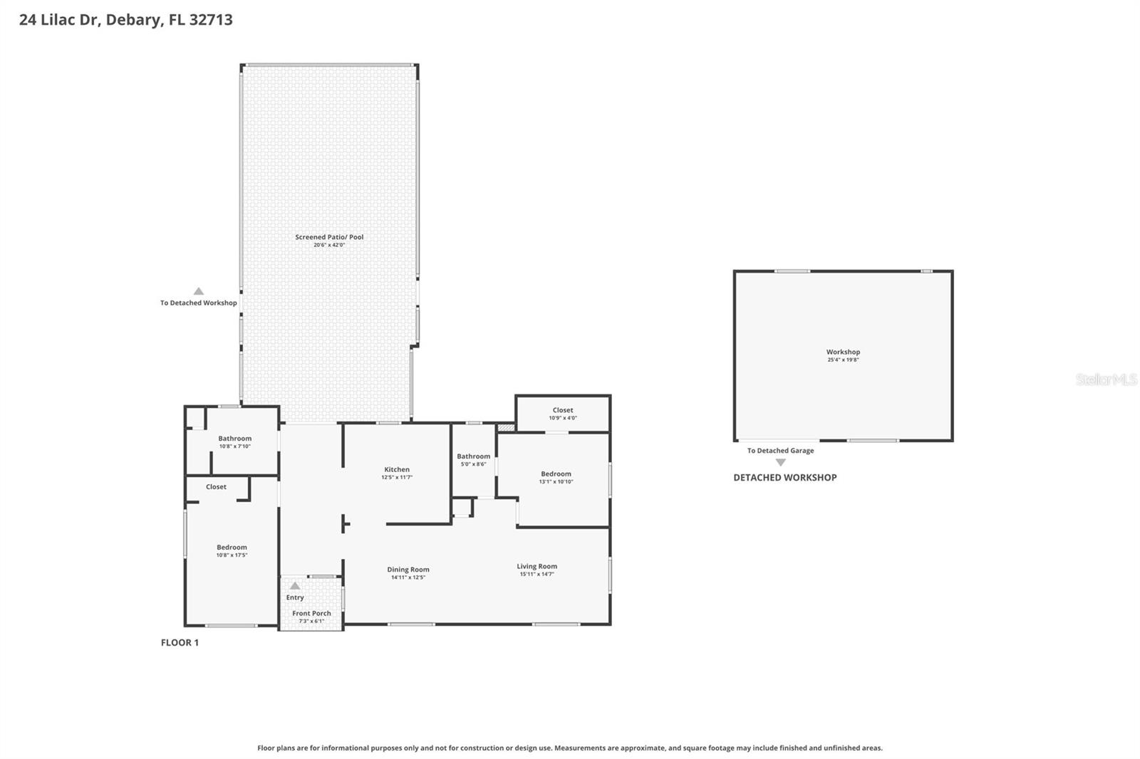 24 LILAC DR, DEBARY, FL, 32713