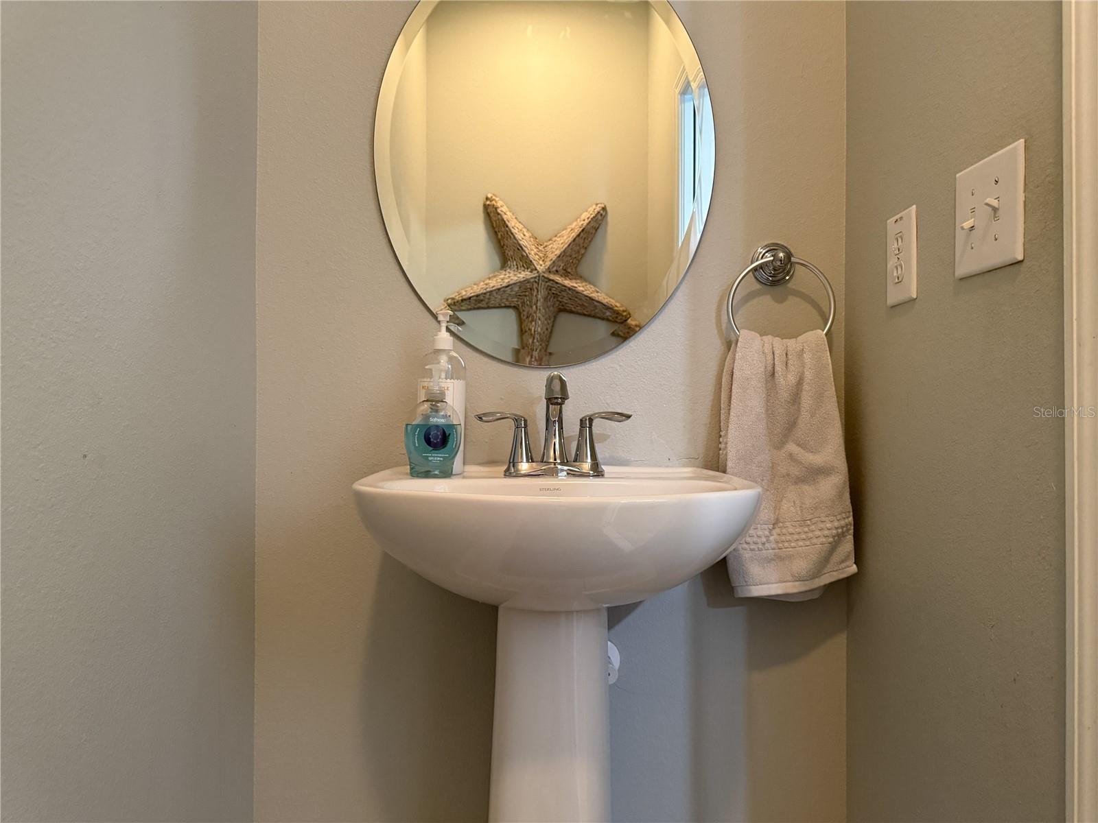 half bath downstairs