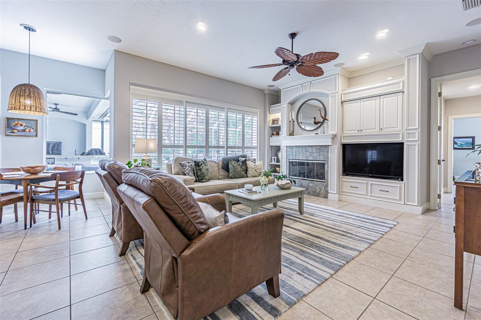 Family Room with Fireplace
