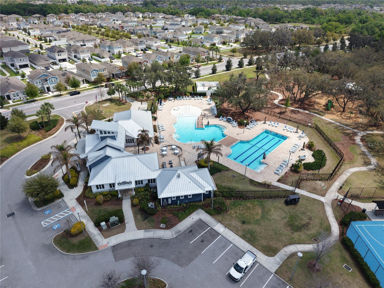 Aerial View of Amenity Center