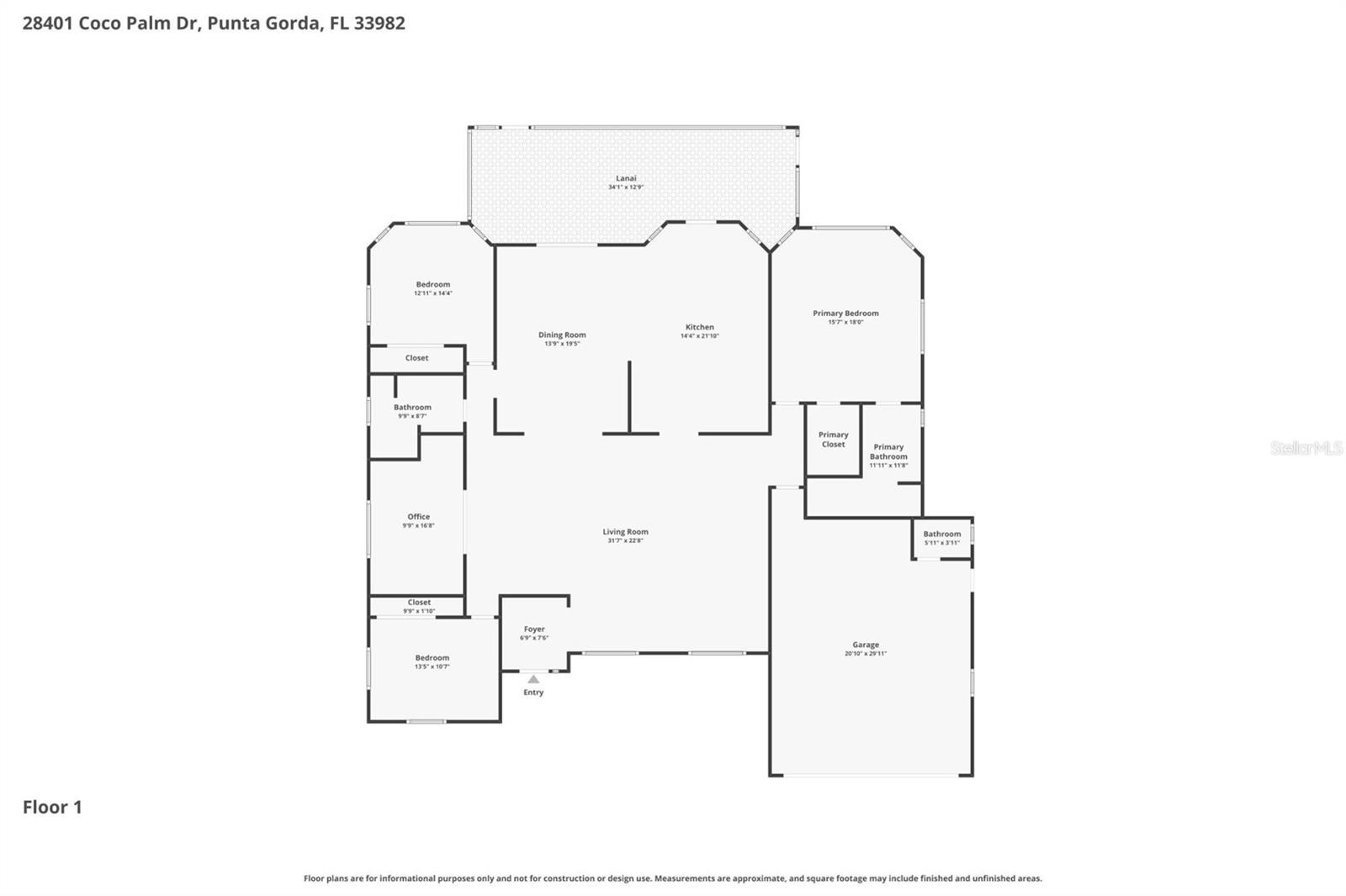 28401 COCO PALM DR, PUNTA GORDA, FL, 33982