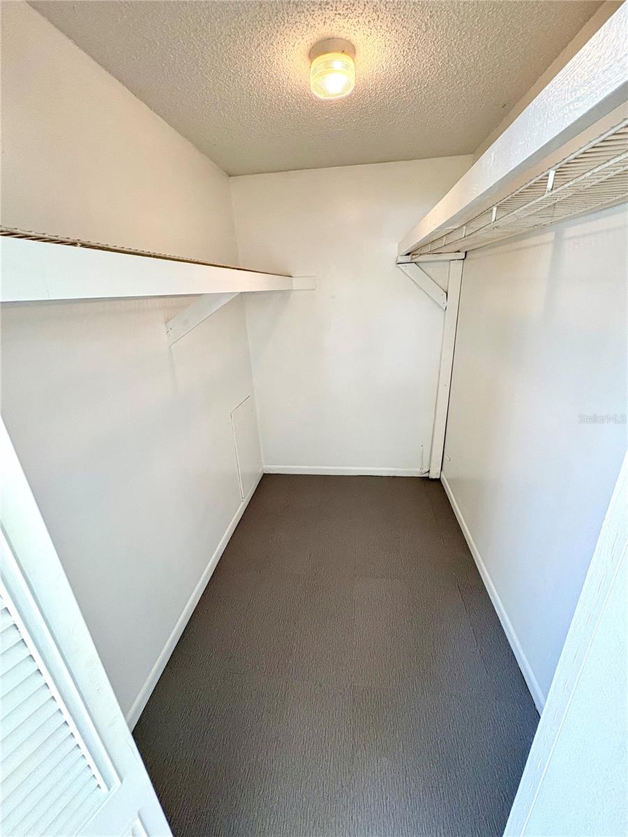 Primary walk-in closet