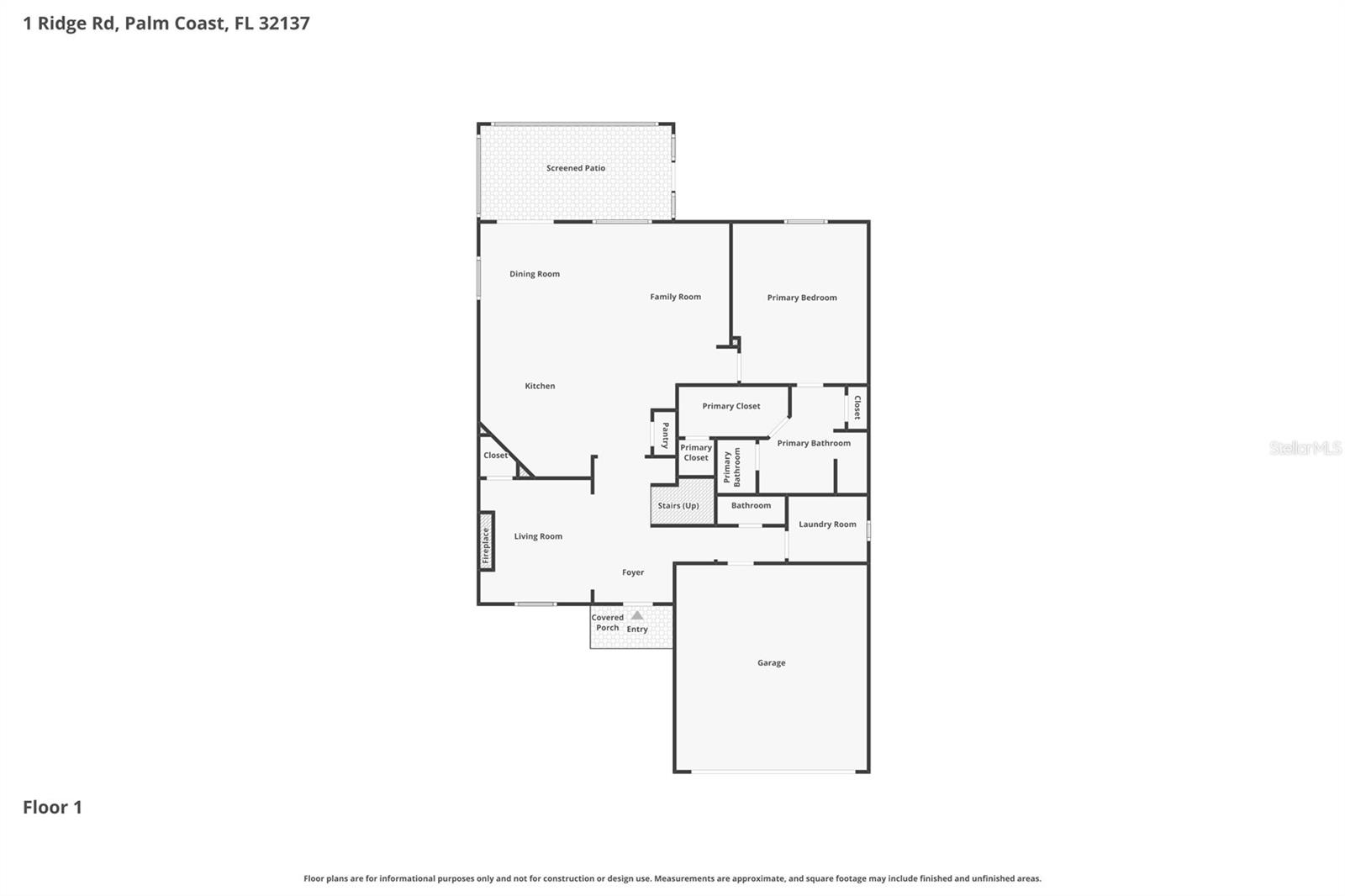 1 RIDGE RD, PALM COAST, FL, 32137