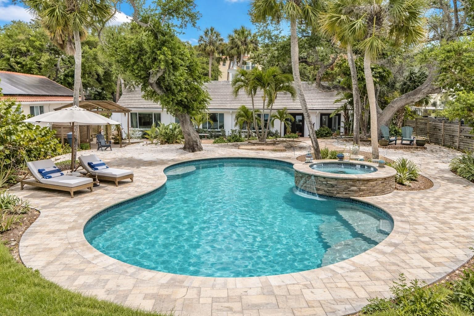 VIRTUALLY STAGED - The Potential outdoor oasis