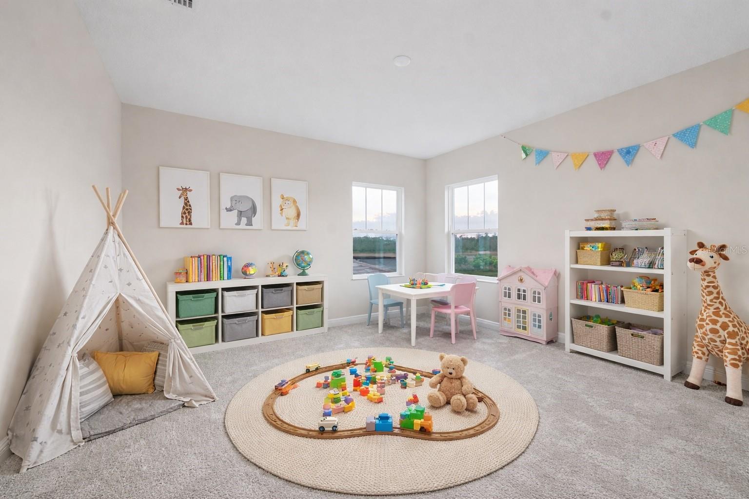 Upstairs Bedroom 5 Virtual Stage