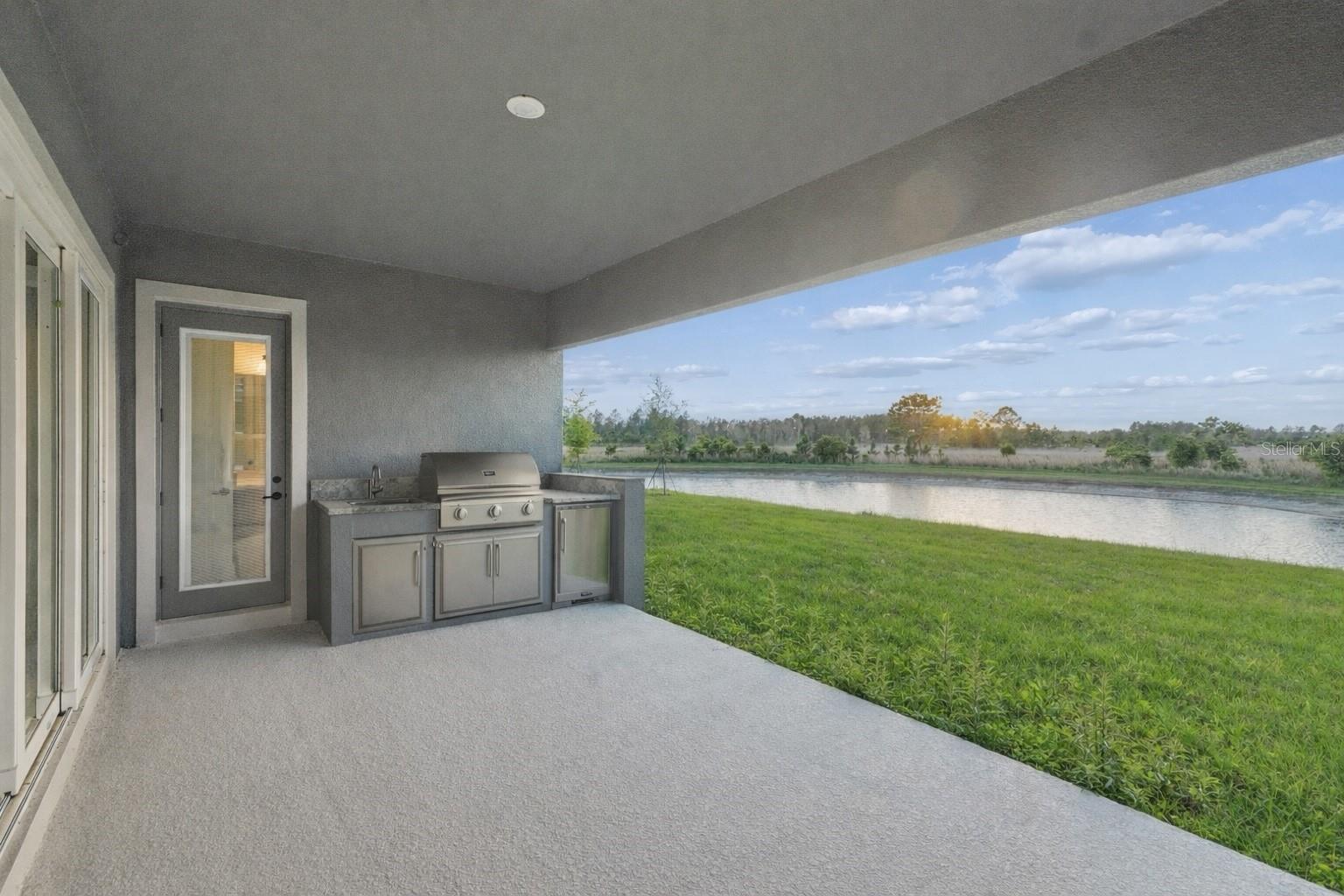 Outdoor Kitchen Virtual Staged