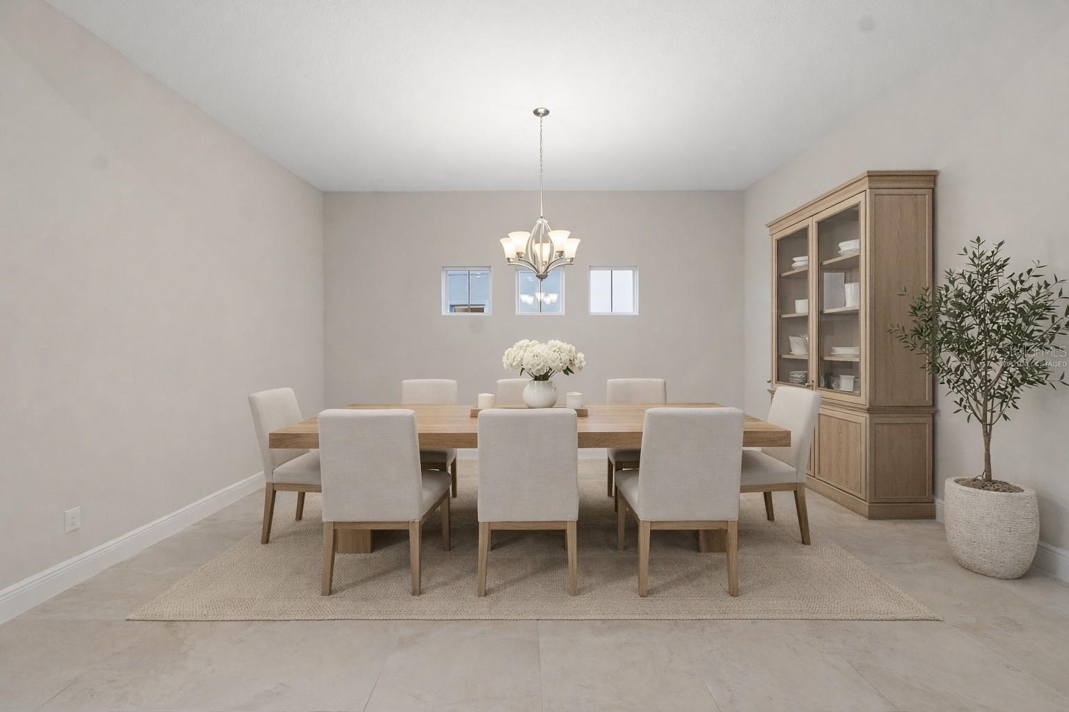 Dining Room Virtually Staged