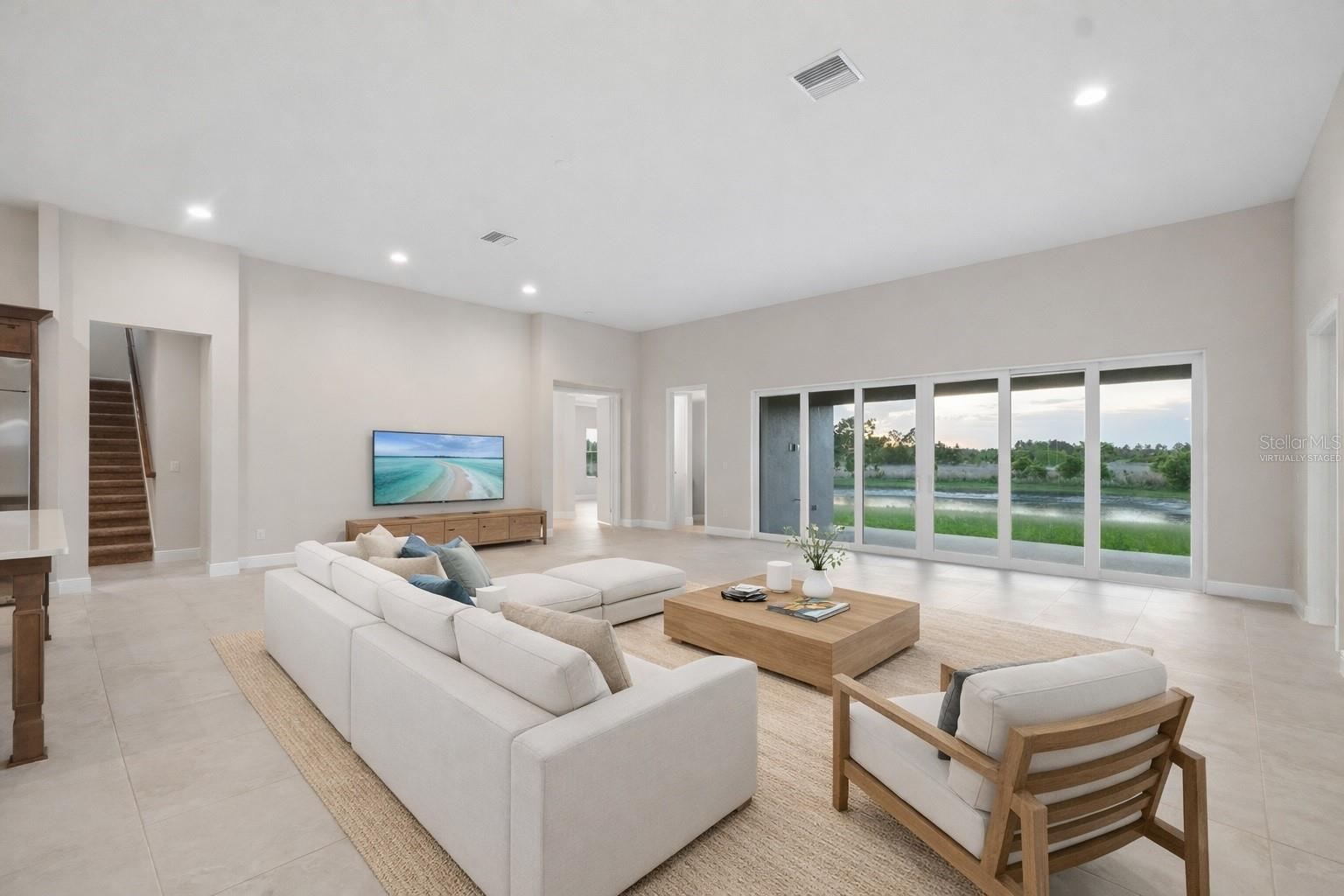 Living Room Virtually Staged