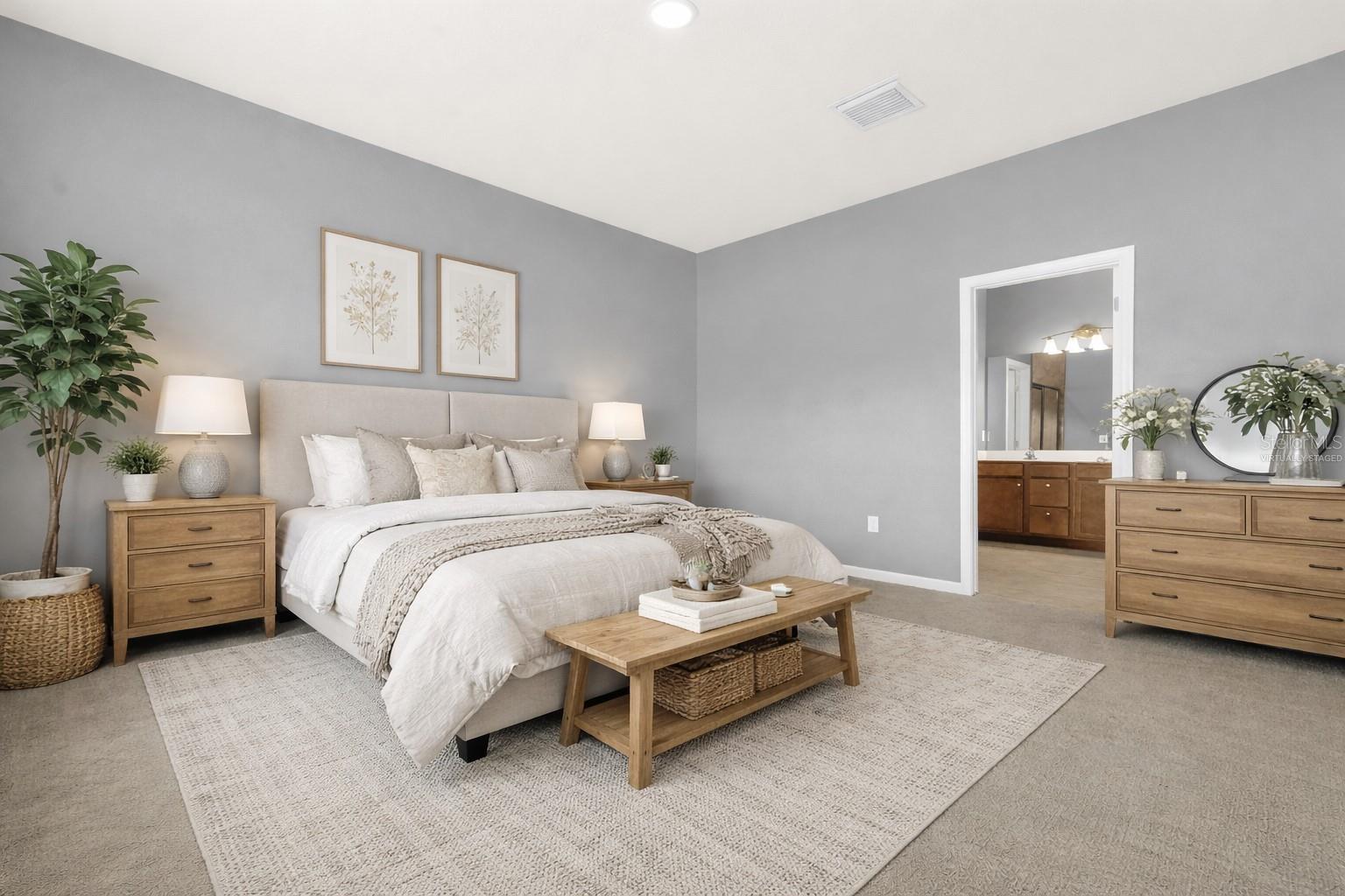 Primary Bedroom - Virtually Staged