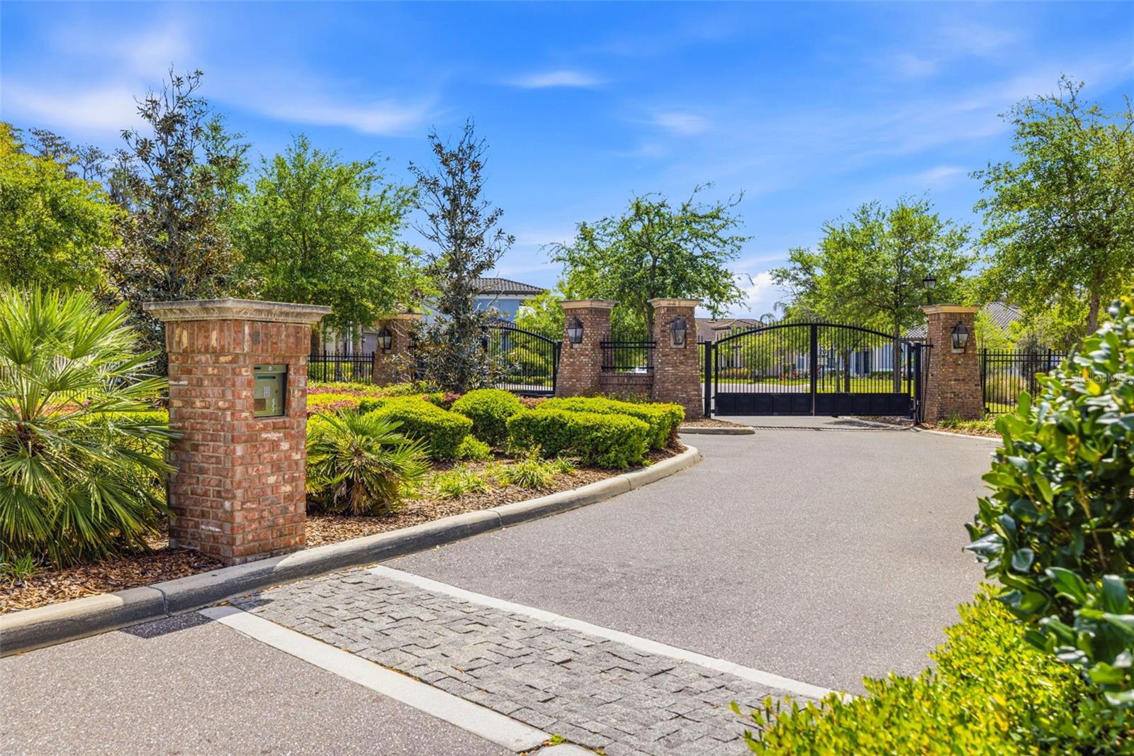 PRIVATE, GATED ENTRANCE