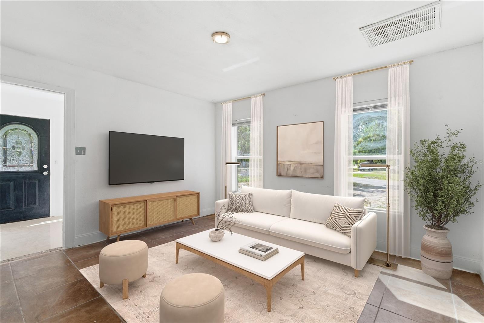 Living area with open layout