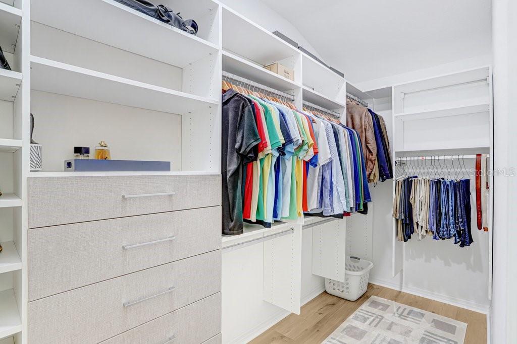 Master Walk in Closet