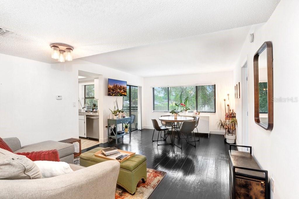 Entryway Opens to Living Room/Dining Room