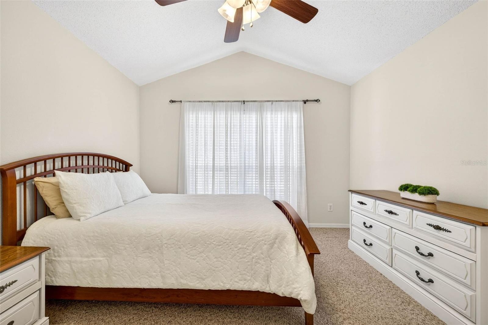 Primary Bedroom with walkin closet