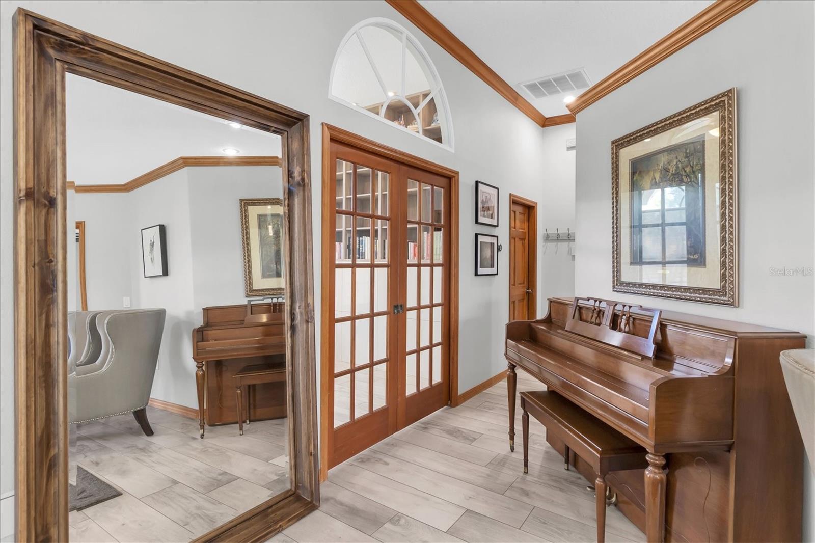 Glass Double pocket Doors