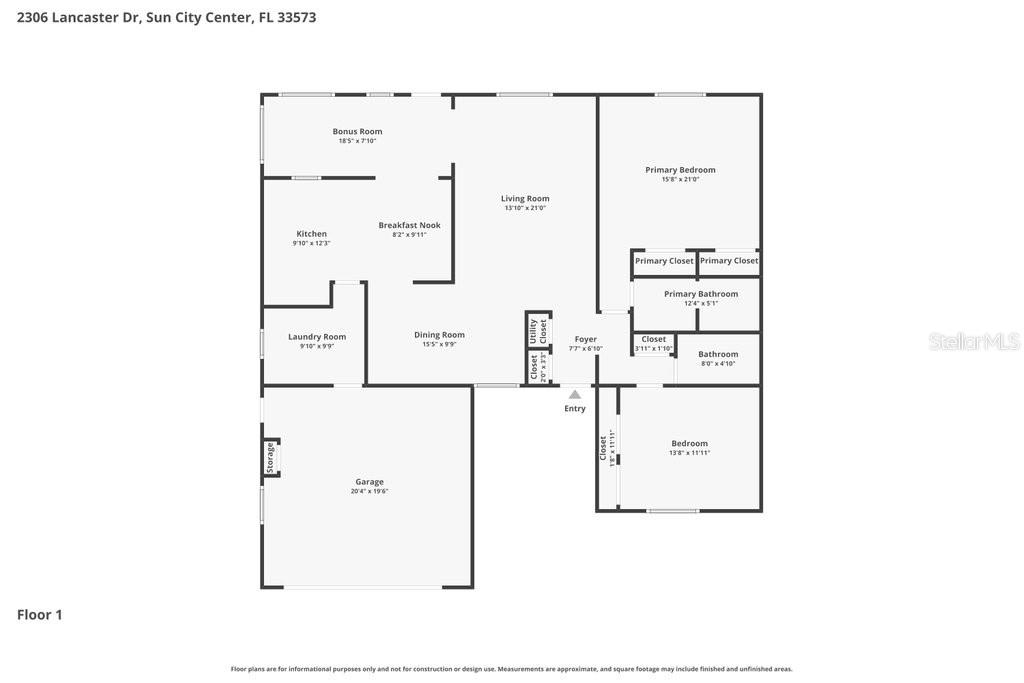2306 LANCASTER DR #2306, SUN CITY CENTER, FL, 33573