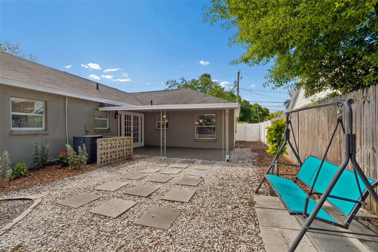 Green space for furry friends or adding a pool.