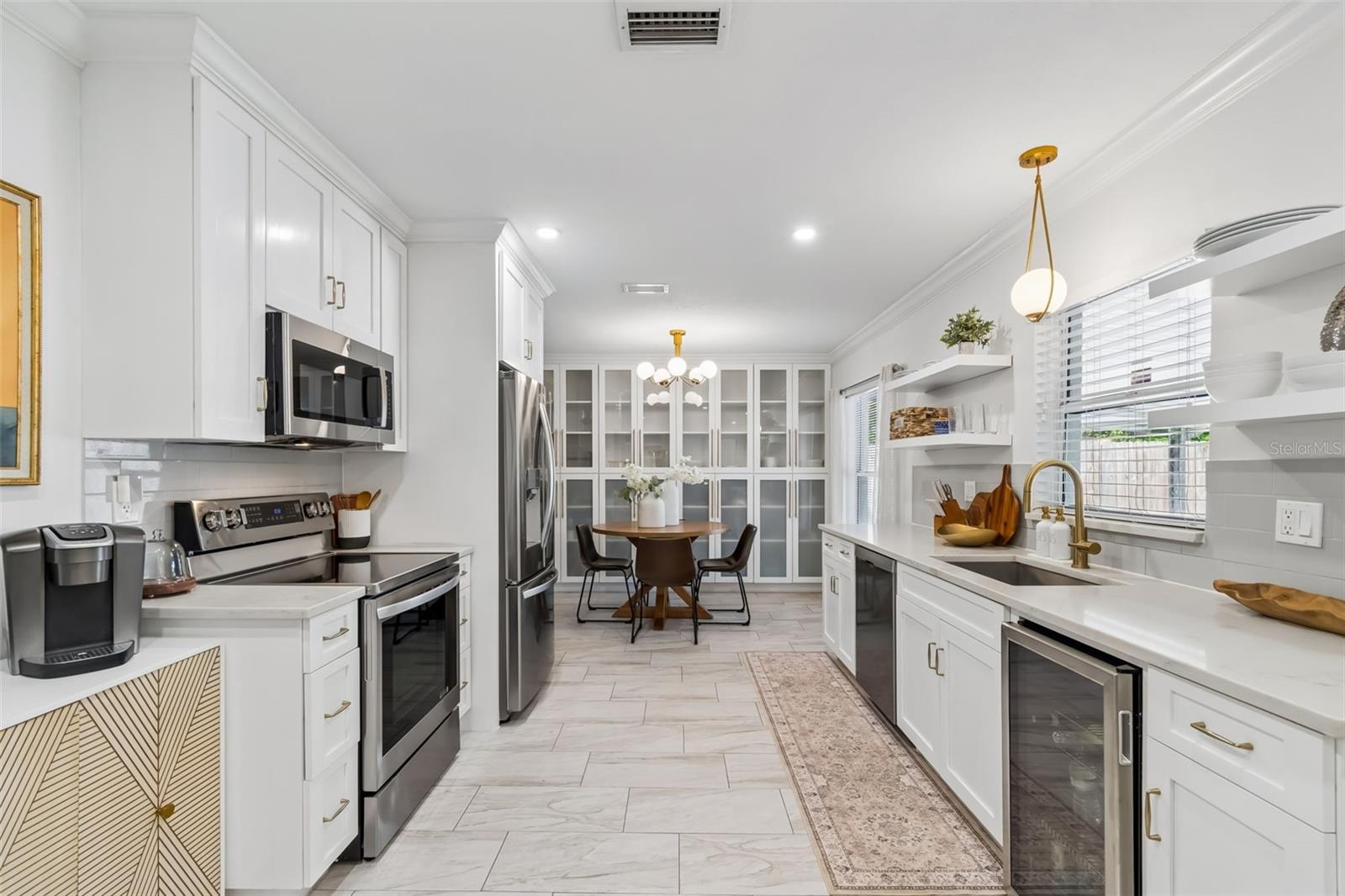 Appliances are less than two years old.