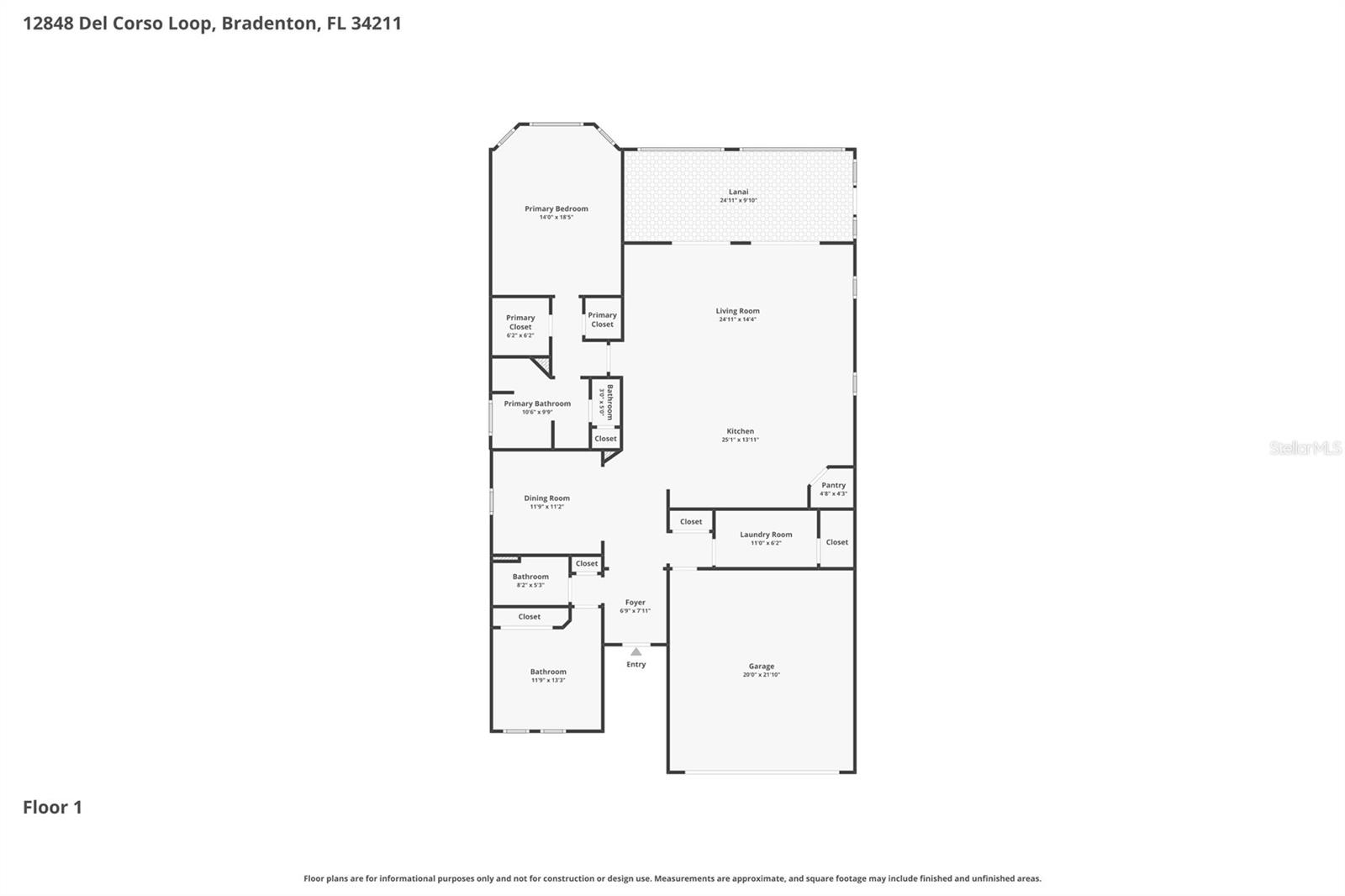 12848 DEL CORSO LOOP, LAKEWOOD RANCH, FL, 34211