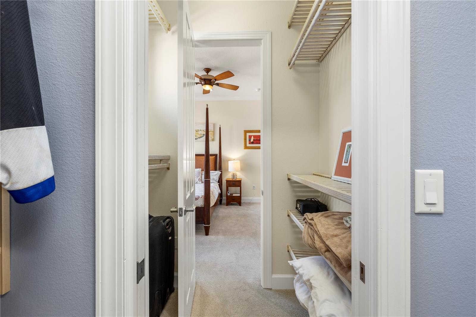 pass through to the 2nd guest bedroom from the Primary Closet