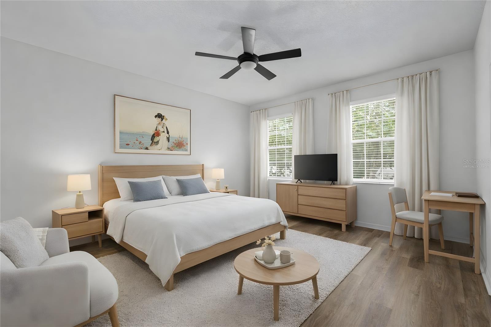 Virtually Staged - Primary Bedroom with En Suite