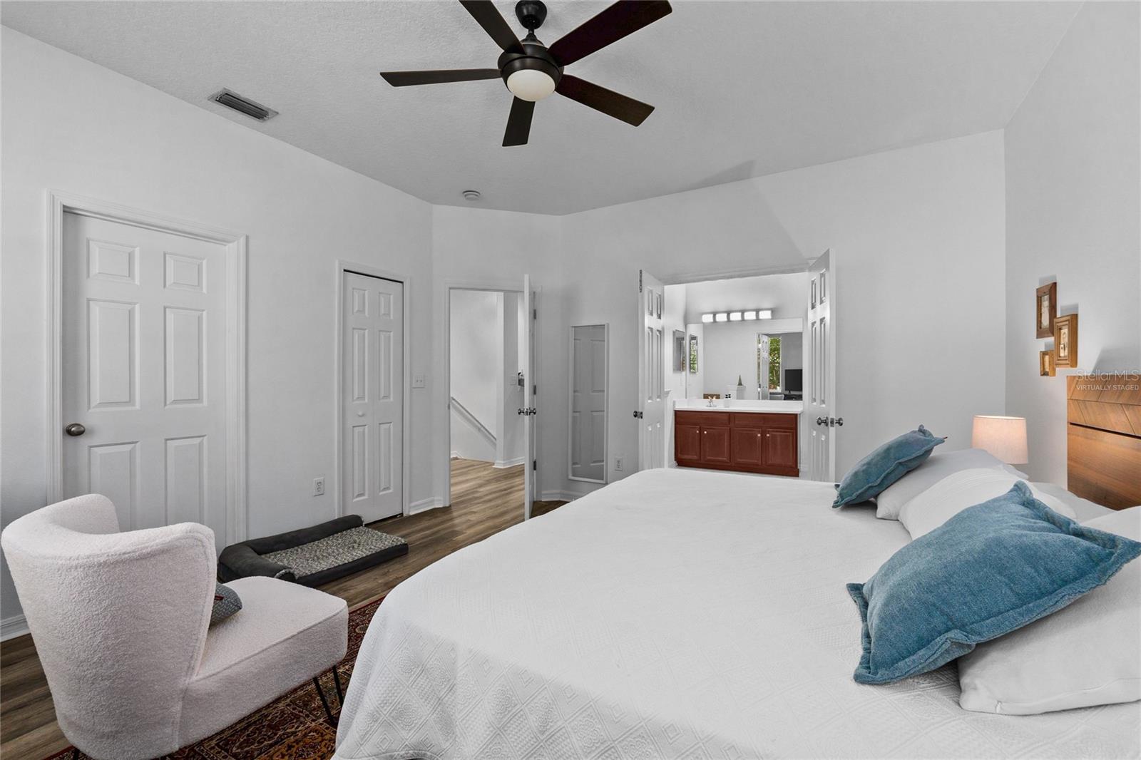 Virtually Staged - Primary Bedroom