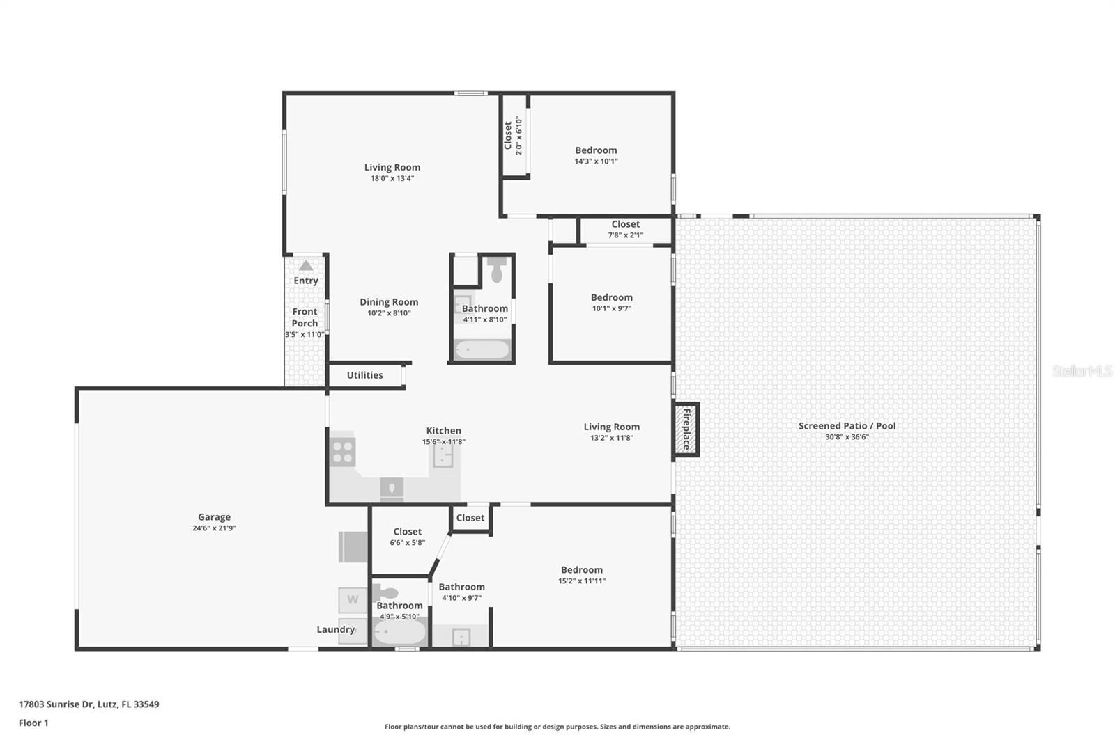 17803 SUNRISE DR, LUTZ, FL, 33549