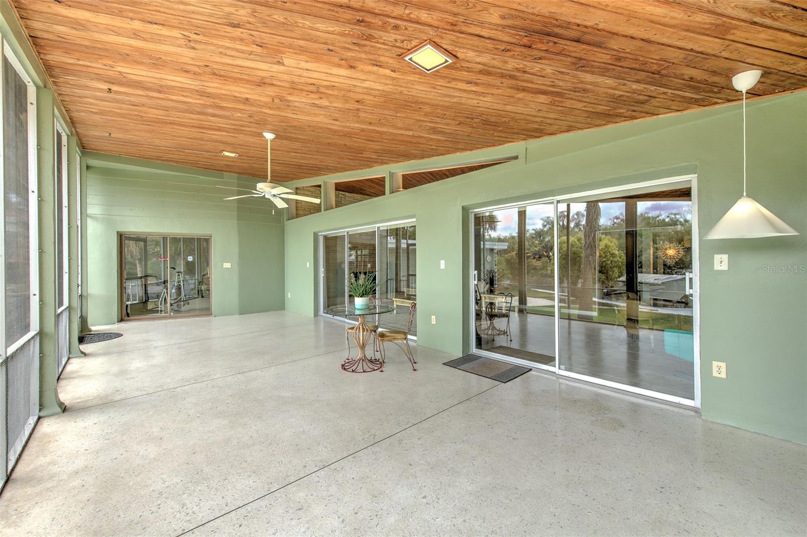 Screen-In Lanai with stunning waterfront views