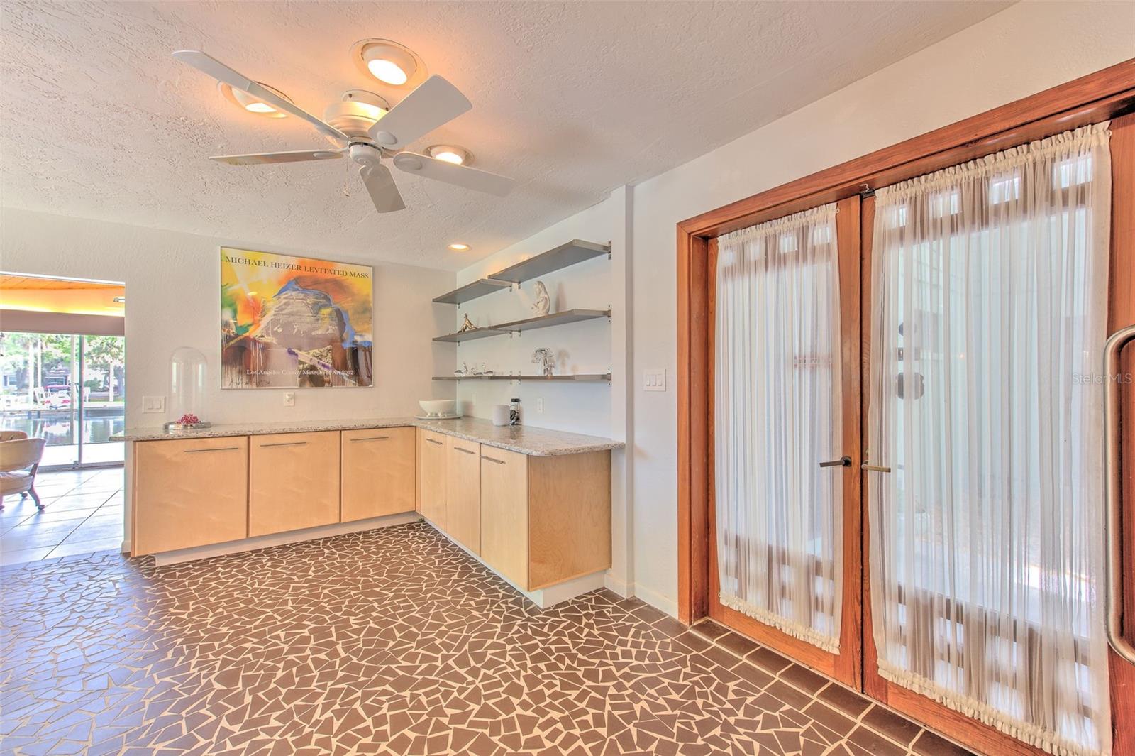 Front entrance into Kitchen